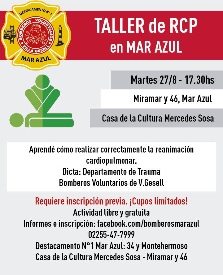rcp bomberos mar azul