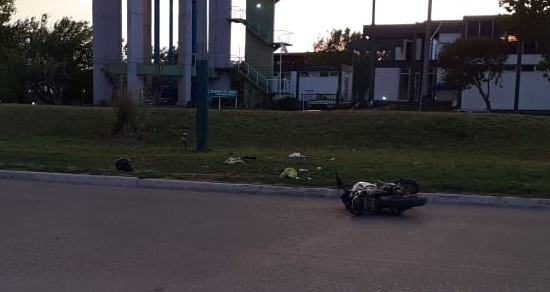 accidente boulevard moto sola