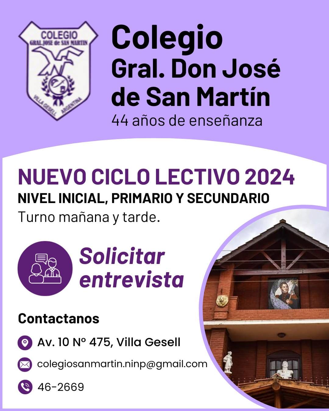 Colegio San Martín - Villa Gesell