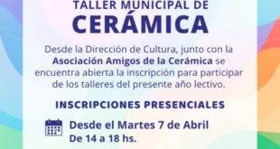 Abren las inscripciones para los talleres municipales de cerámica 2026
