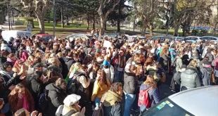 «Basta de violencia en las escuelas»:  protesta docente en Mar del Plata